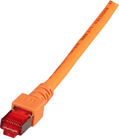 Kabllo rrjeti EFB Elektronik K5516, 0.5m Cat6 S/FTP RJ45-RJ45, portokalli