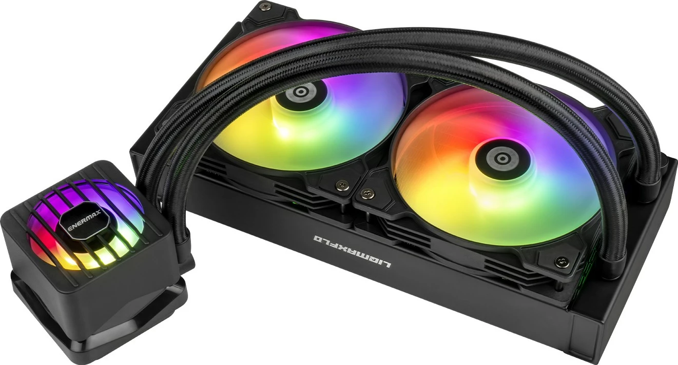 Ftohës uji Enermax LIQMAXFLO ELC-LMF240-ARGB, 240mm, RGB, i zi
