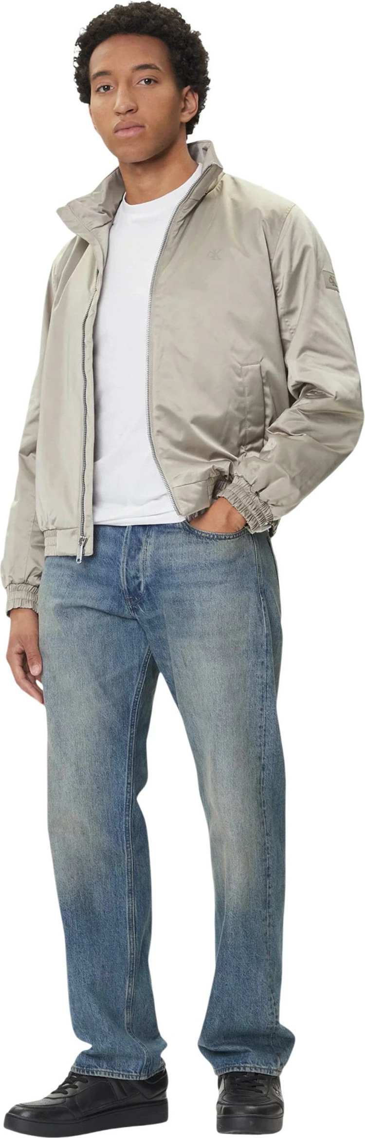 Jakne për meshkuj Calvin Klein Jeans LV04RC516G, taupe [Madhësia: S]