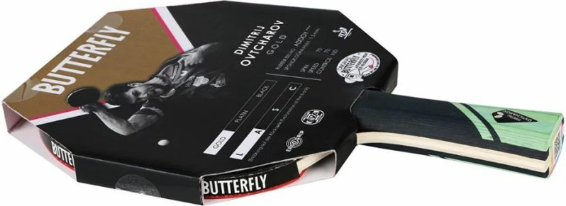 Raketë ping pongu Butterfly Ovtcharov Gold 85221 për meshkuj