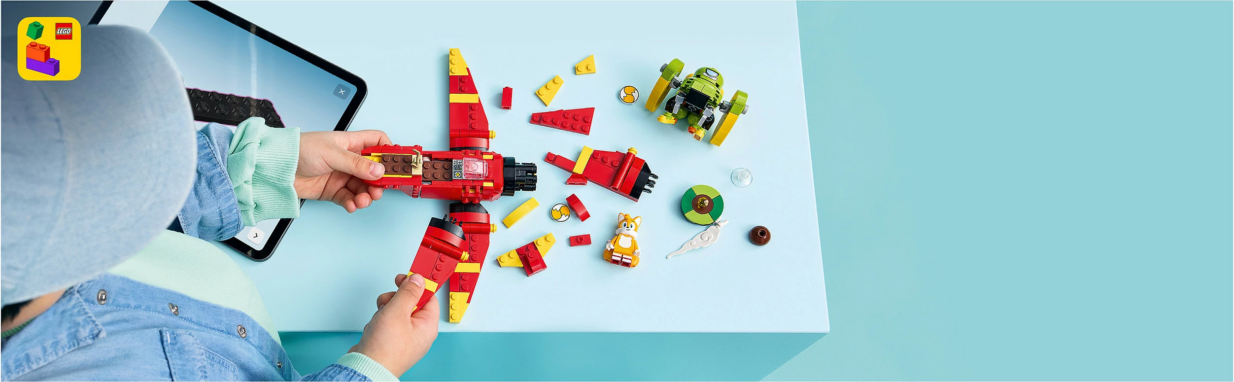 Set ndërtimi LEGO Sonic The Hedgehog 77119 Tails' Tornado-1, 310 copë, multicolor
