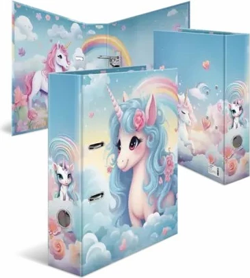 Renditës dokumentesh HERMA Happy Unicorns A4, karton, shumëngjyrësh