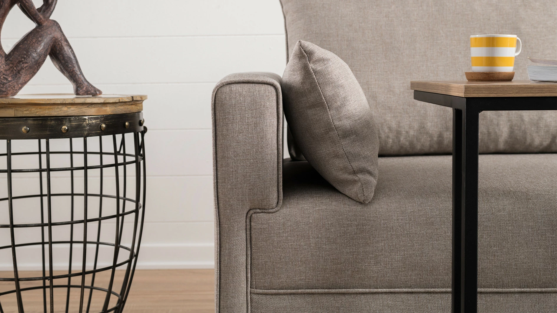 Divan dy ulëshe Atelier del Sofa, Bella, krem