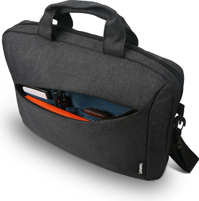 Çantë laptopi Lenovo T210, 15.6", me rrip shpatulle, e zezë