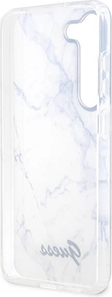 Mbështjellës Guess GUHCS23SPCUMAH për Samsung Galaxy S23 S911, hardcase, i bardhë