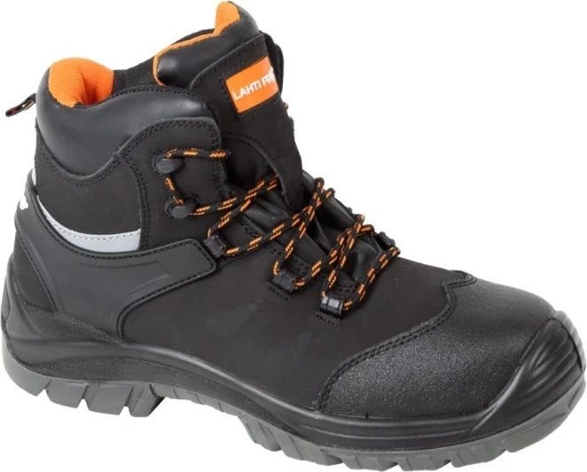Çizme pune LAHTI PRO L3011842, S3 SRA, nubuck, nr. 42, zi-portokalli