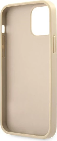 Mbështjellës Guess GUHCP12MRSAVSLG për iPhone 12/12 Pro 6.1", Saffiano Vintage Script, Gold