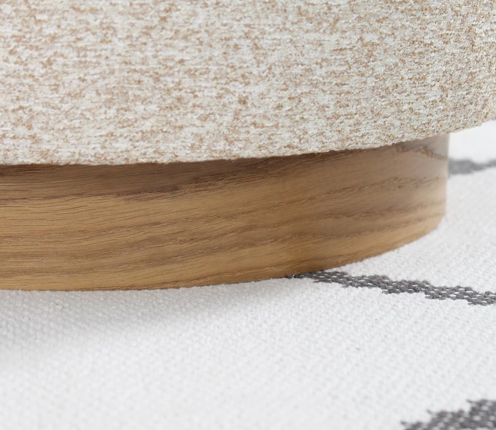 Puf Atelier del Sofa, Cheriton, ngjyrë bezhë