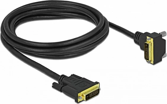 Kabllo DVI-D DeLOCK 85894, Dual Link, 2 m, e zezë