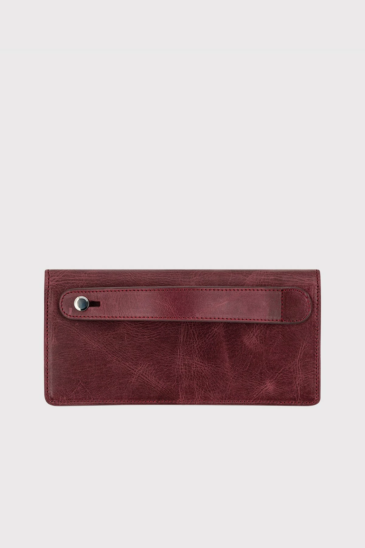 Portofol për burra, ngjyrë e kuqe claret, Zoozie Bags, Hamburg