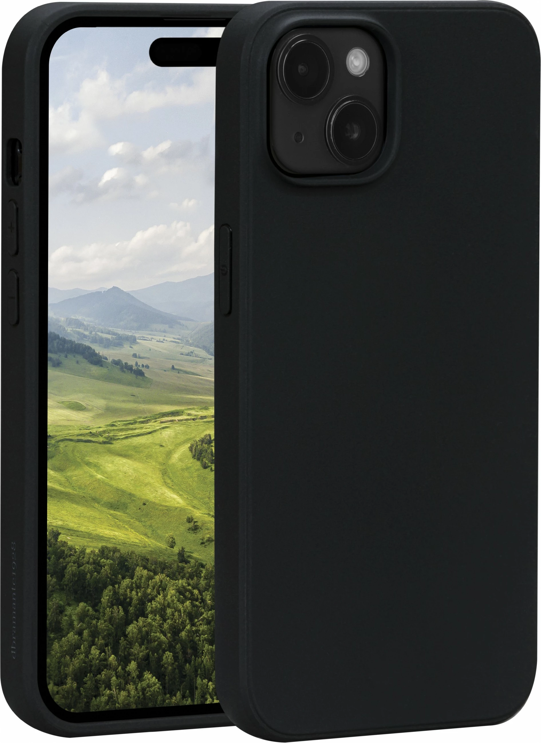 Mbështjellës dbramante1928 Eco Case Nuuk për iPhone 15, e zezë