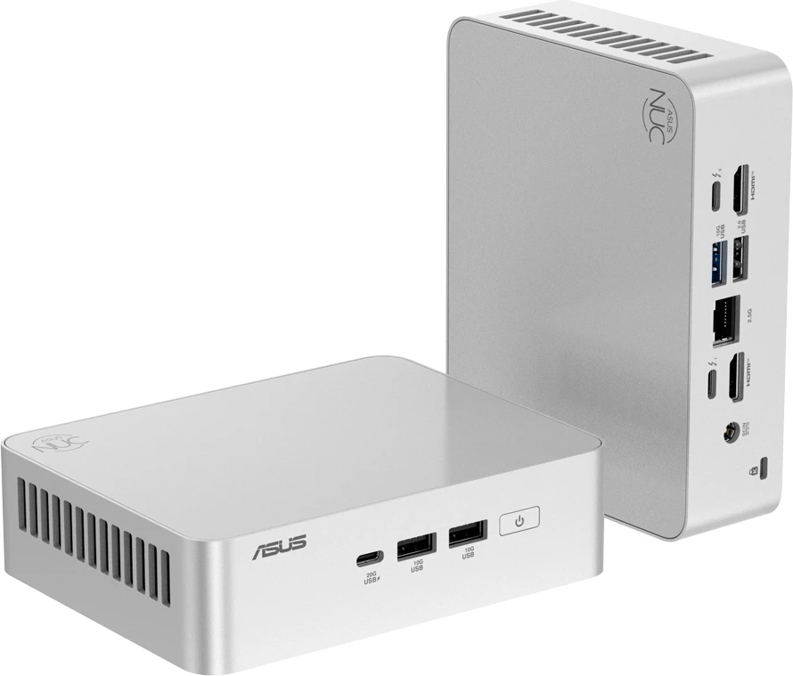 Mini kompjuter ASUS NUC 15 Pro Plus RNUC15CRSU700002, Intel Core Ultra 7 255H, Intel Arc, Wi‑Fi 7, pa RAM/pa SSD/pa OS, argjendtë, Kit (L6)