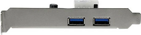 Kartelë zgjerimi PCIe StarTech.com PEXUSB3S25, 2x USB 3.2 Gen 1, UASP, 5 Gbps, full/low profile, e zezë/argjend