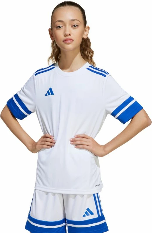 Maicë për fëmijë adidas, e bardhë dhe blu