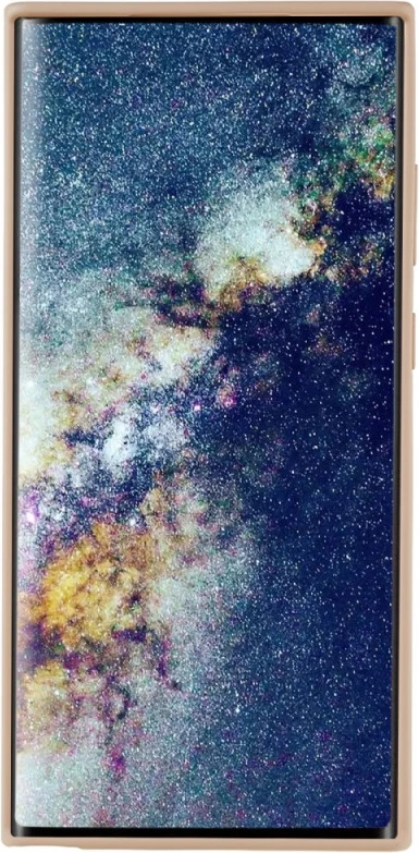 Mbështjellës Goospery Soft Feeling Silicone për Samsung Galaxy S23 Ultra 5G, bezhë