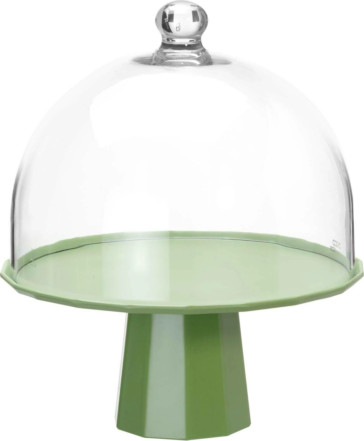 Kapak plati, Fine Dine, Metropolis, Ø280 x H220mm, polikarbonat, transparent