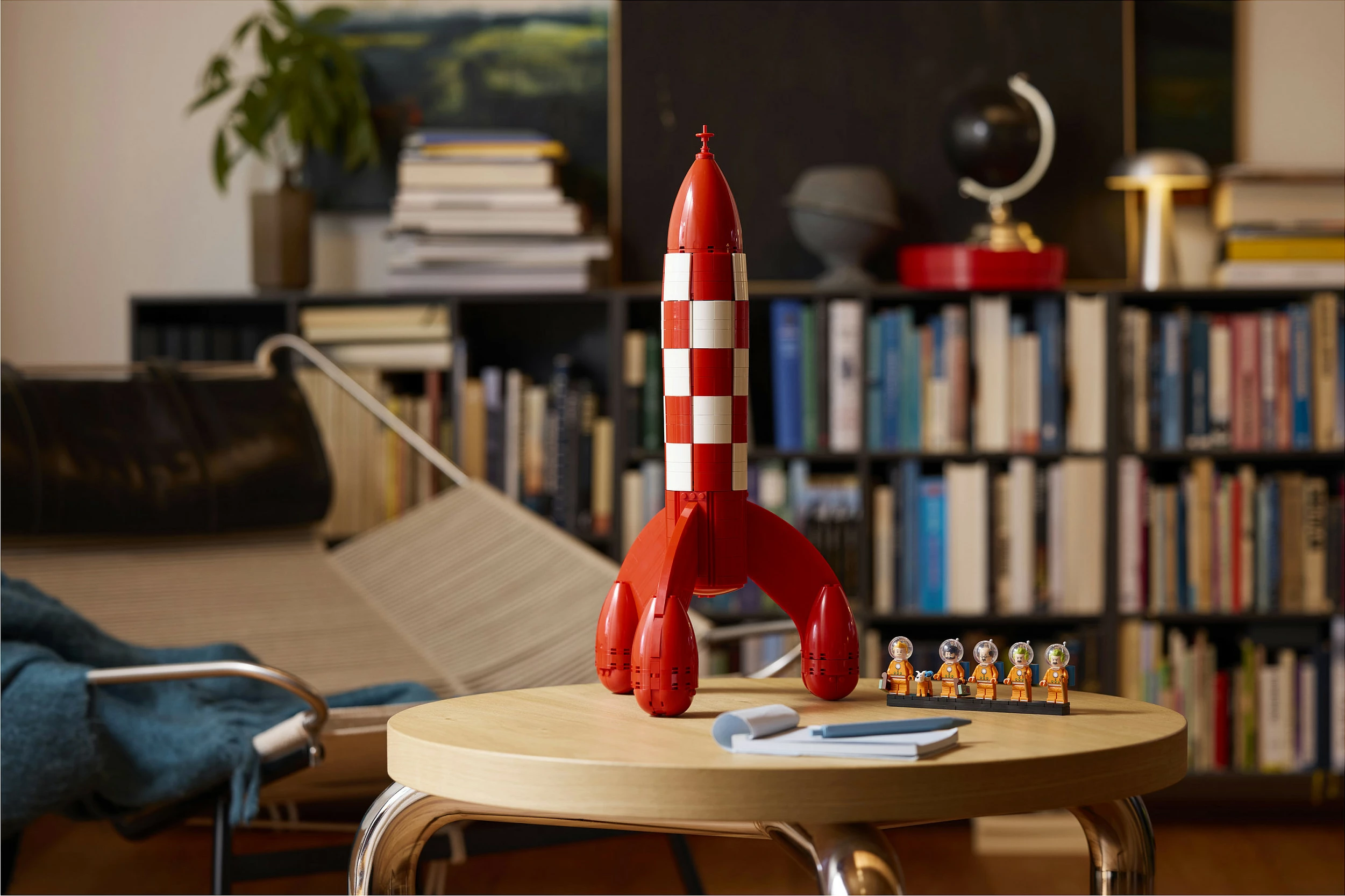 Set ndërtimi LEGO Ideas 21367 Tintin Moon Rocket, 1283 pjesë, 18+, multikolor