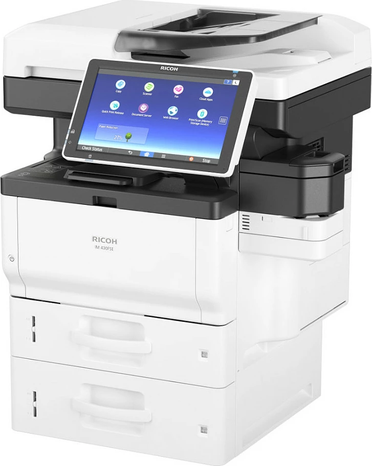 Printer multifunksional Ricoh IM350FSE, laser mono, A4, 35 faqe/min, bardhë/zi