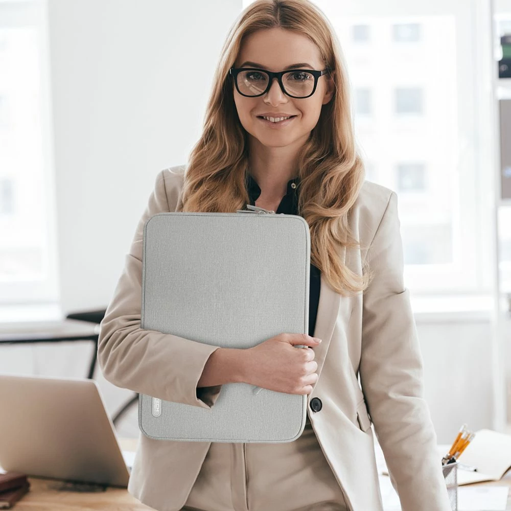 Mbështjellës laptopi Tech-Protect Sleeve, 13-14 inç, Gri