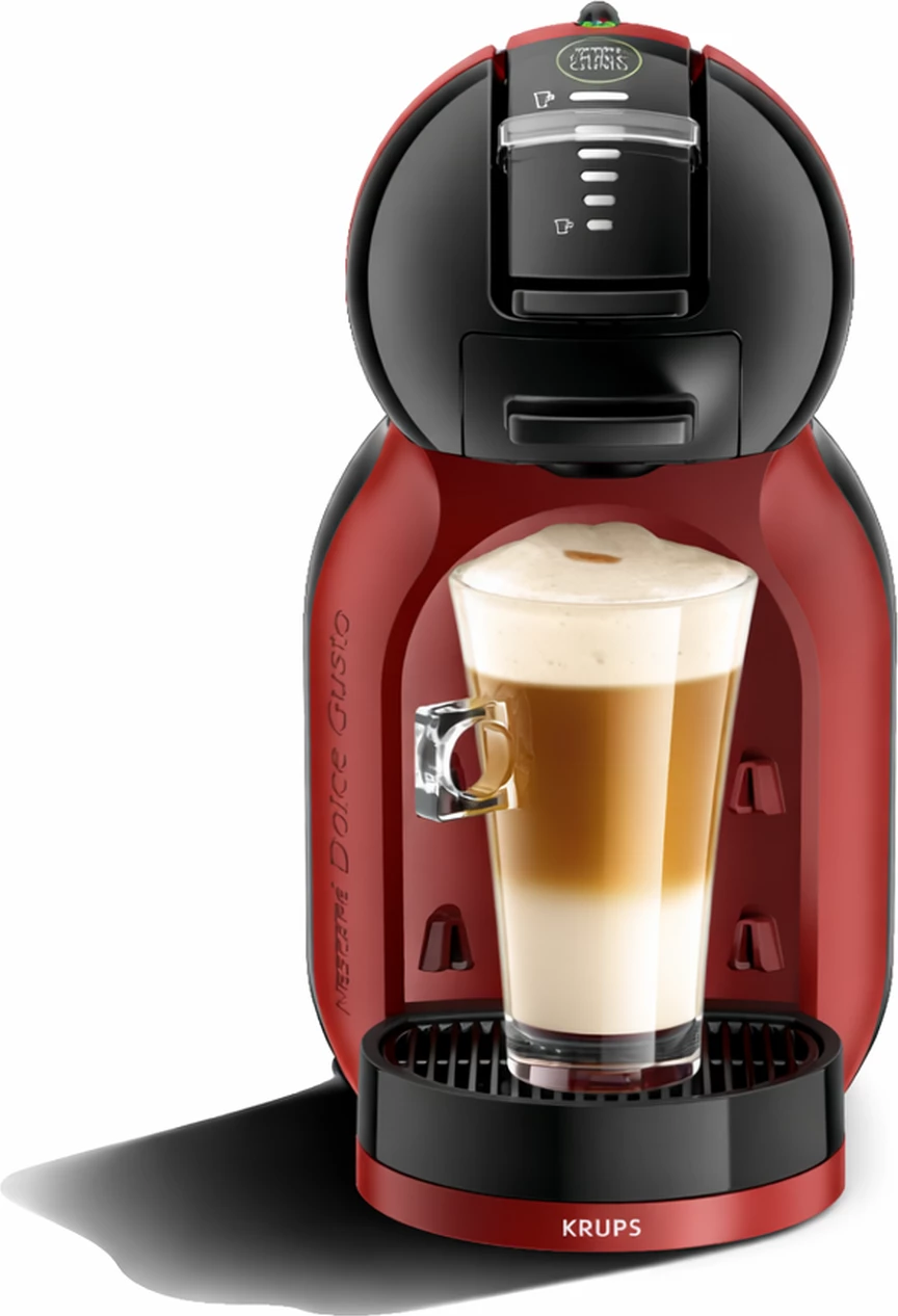 Makinë kafeje me kapsula, Krups, Dolce Gusto Mini Me KP123H10, 15 bar, automatike me Play & Select, klasë energjie A, zezë/kuqe