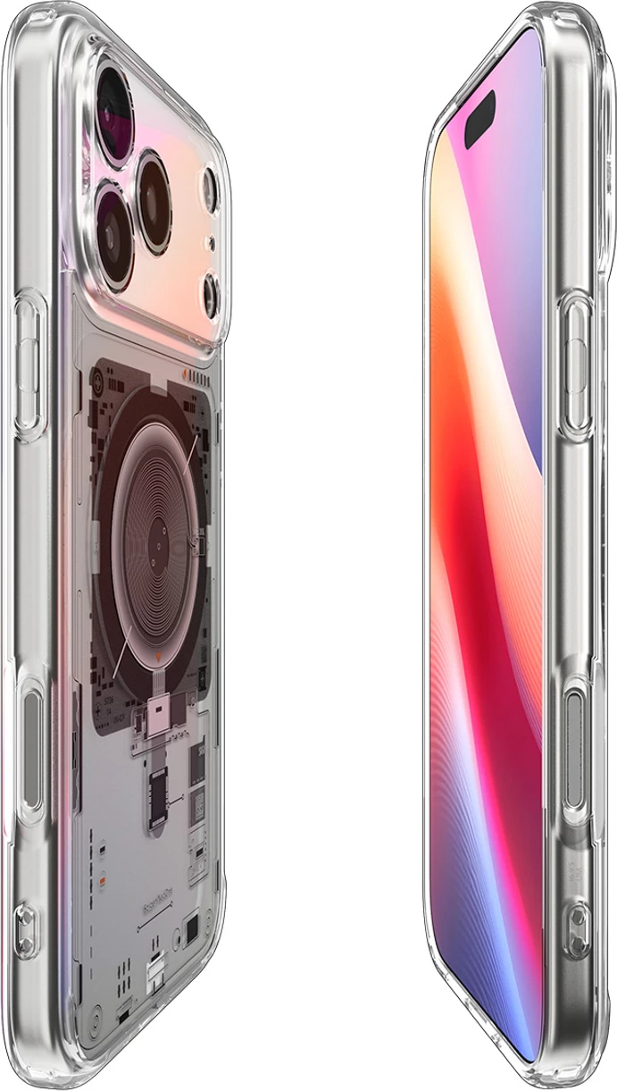 Mbështjellës Spigen Ultra Hybrid MagSafe për iPhone 17 Pro, Transparent