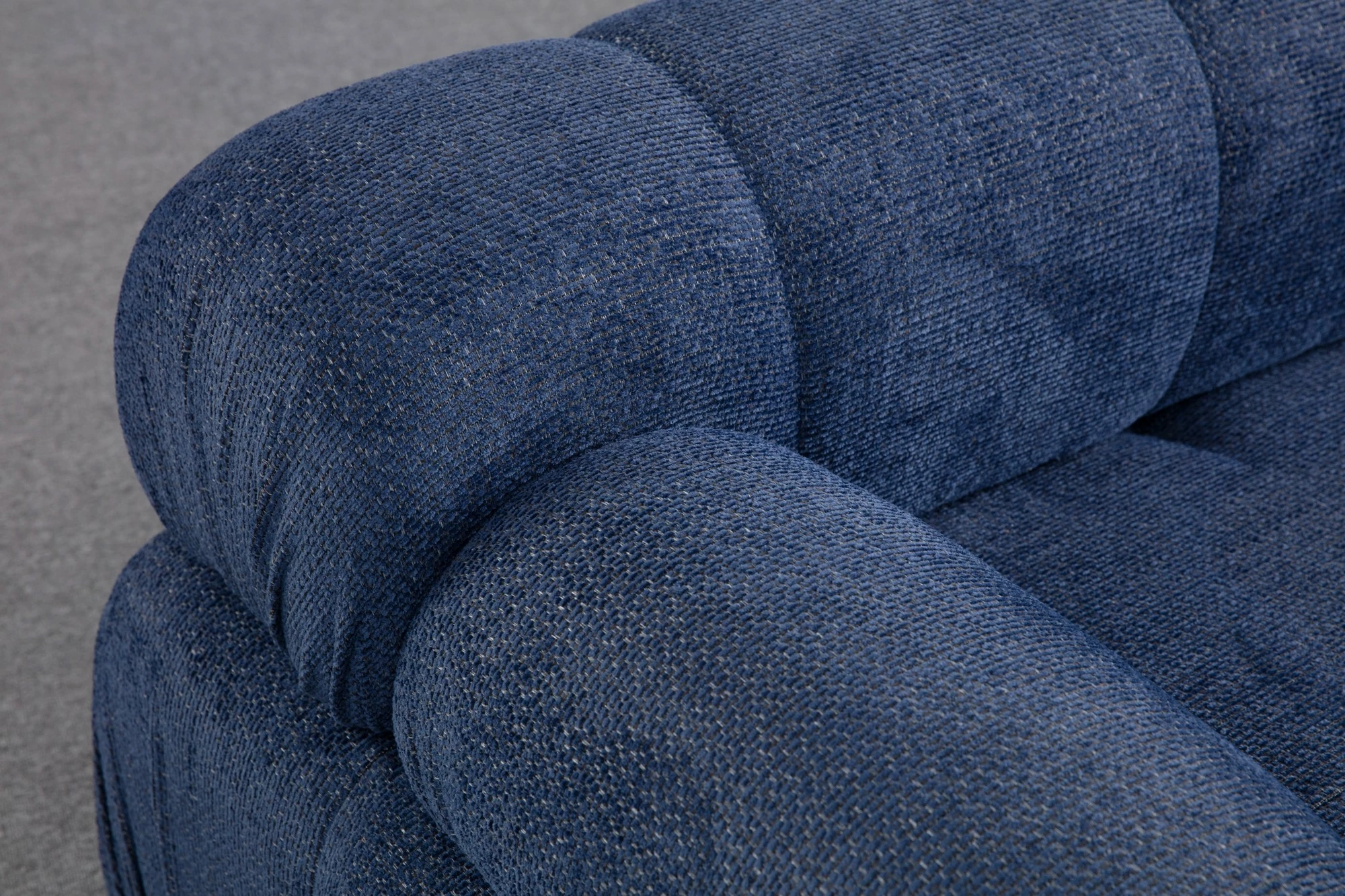 Divan treshe Atelier del Sofa, Petite 3, ngjyrë blu e natës