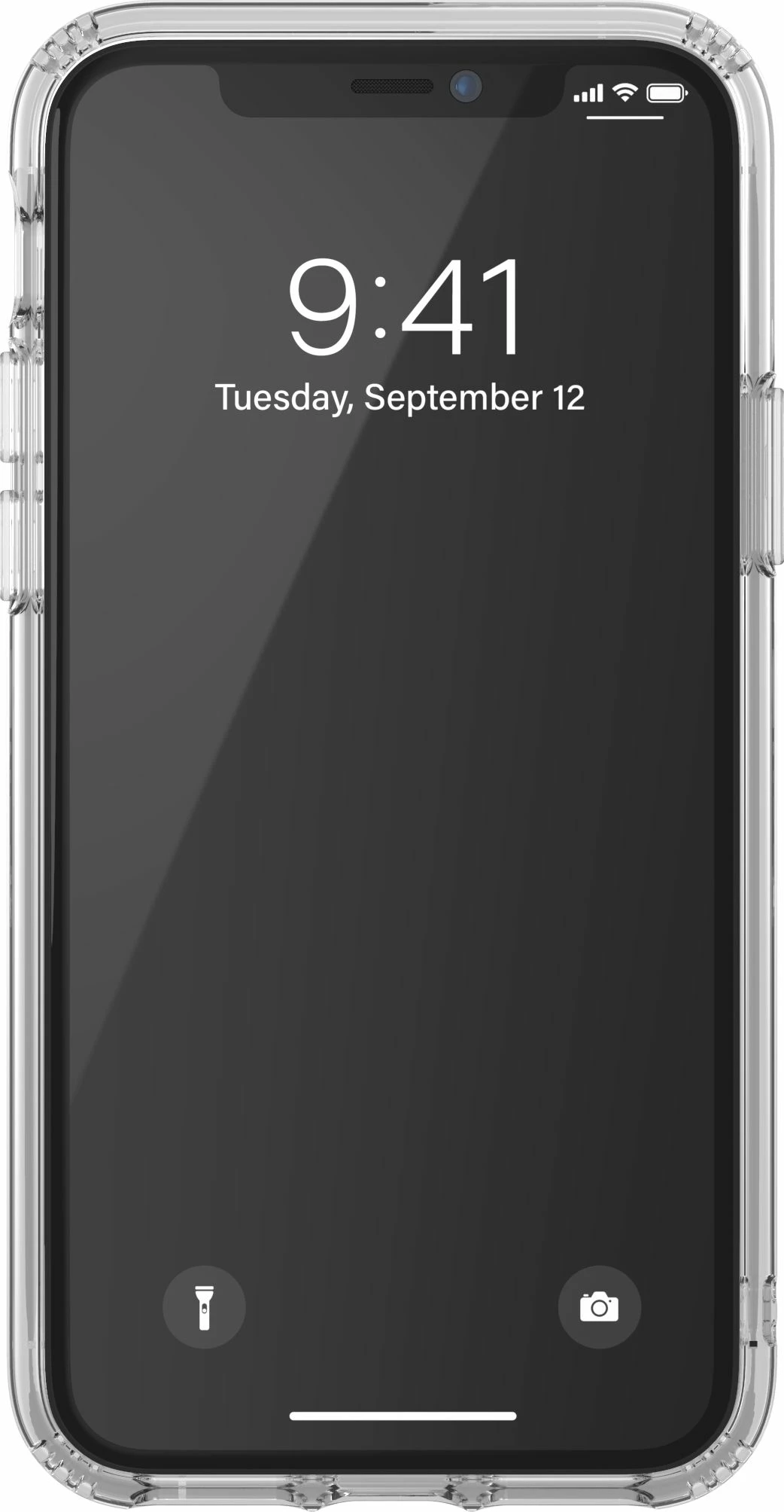 Mbështjellës Adidas Originals Protective Clear Case Big Logo FW19 për iPhone 11 Pro, transparent