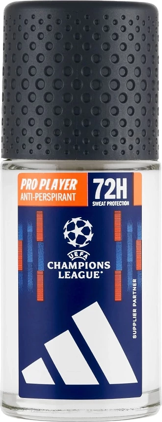 Antiperspirant roll-on për burra Adidas UEFA Champions League Pro Player, 50ml