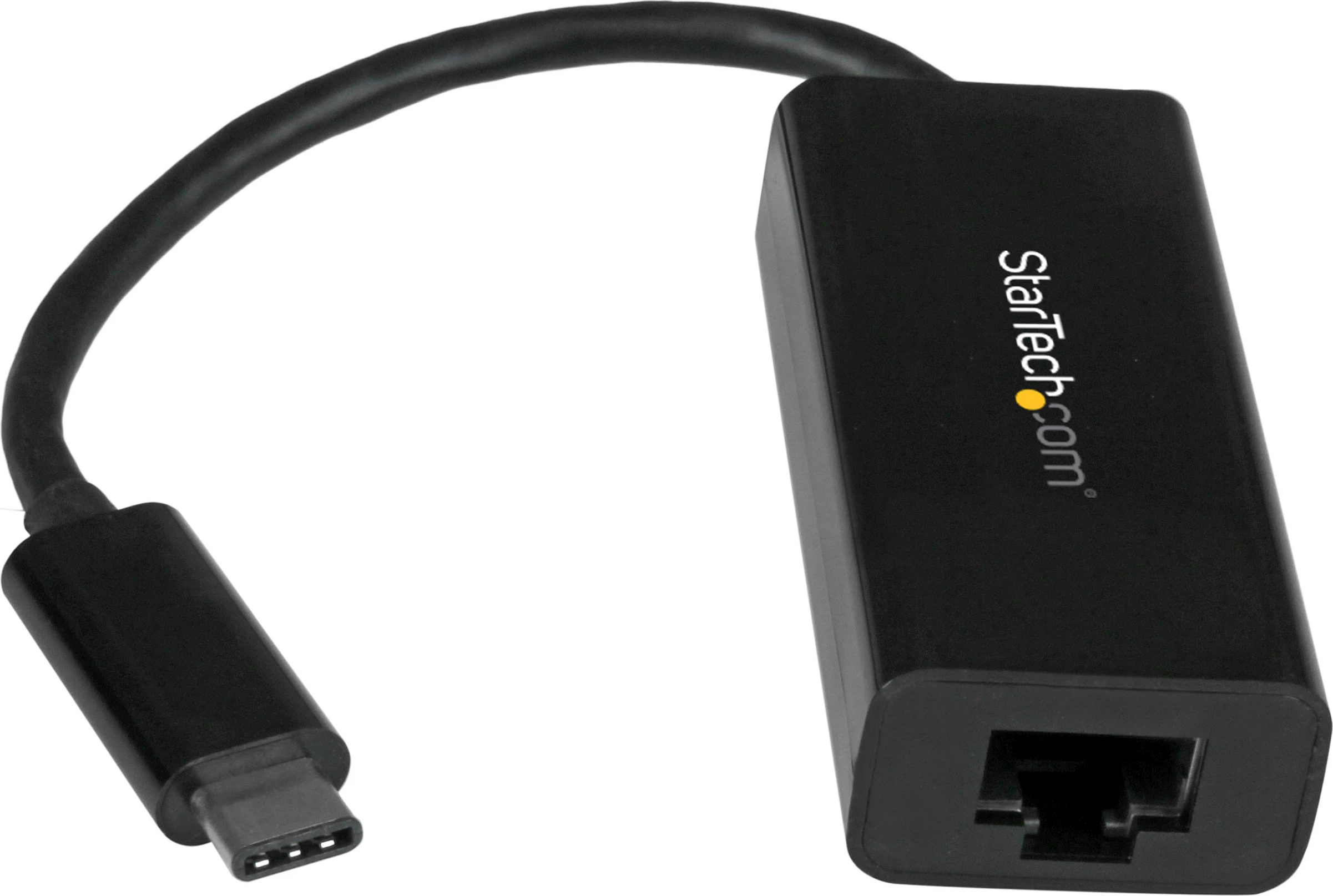 Adapter USB-C në Gigabit Ethernet StarTech, RTL8153, 1x RJ45, 10/100/1000 Mbps, i zi