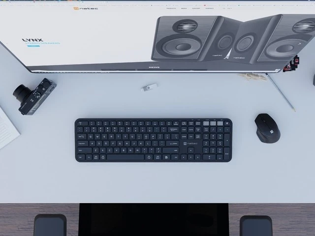 Set pa tela Natec Octopus 2, Maus dhe Tastaturë, Bluetooth dhe Radio Valë