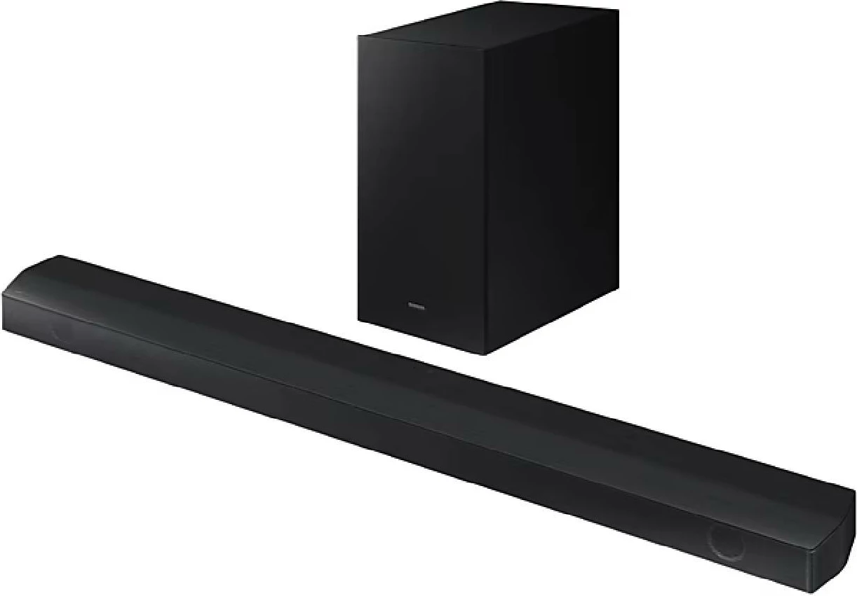 Soundbar Samsung HW-B650F/EN, Dolby Audio, DTS Virtual:X, subwoofer pa kabllo, Bass Boost, e zezë