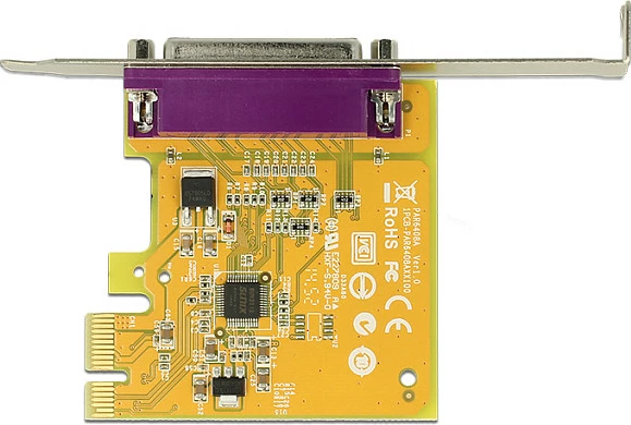 Kartë zgjerimi PCIe DeLOCK 89445, 1x port paralel (DB25), PCIe 2.0, low profile