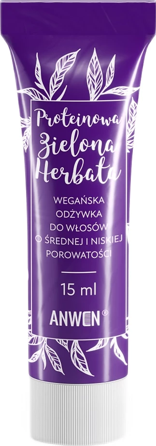 Kondicioner për flokë Anwen Protein Green Tea për femra, 15ml