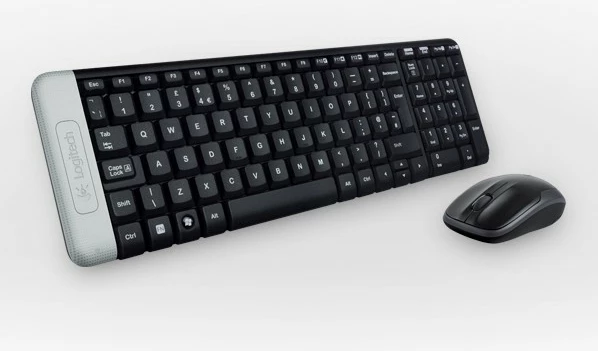 Set tastierë dhe maus Logitech MK220, wireless, USB, full-size, zi