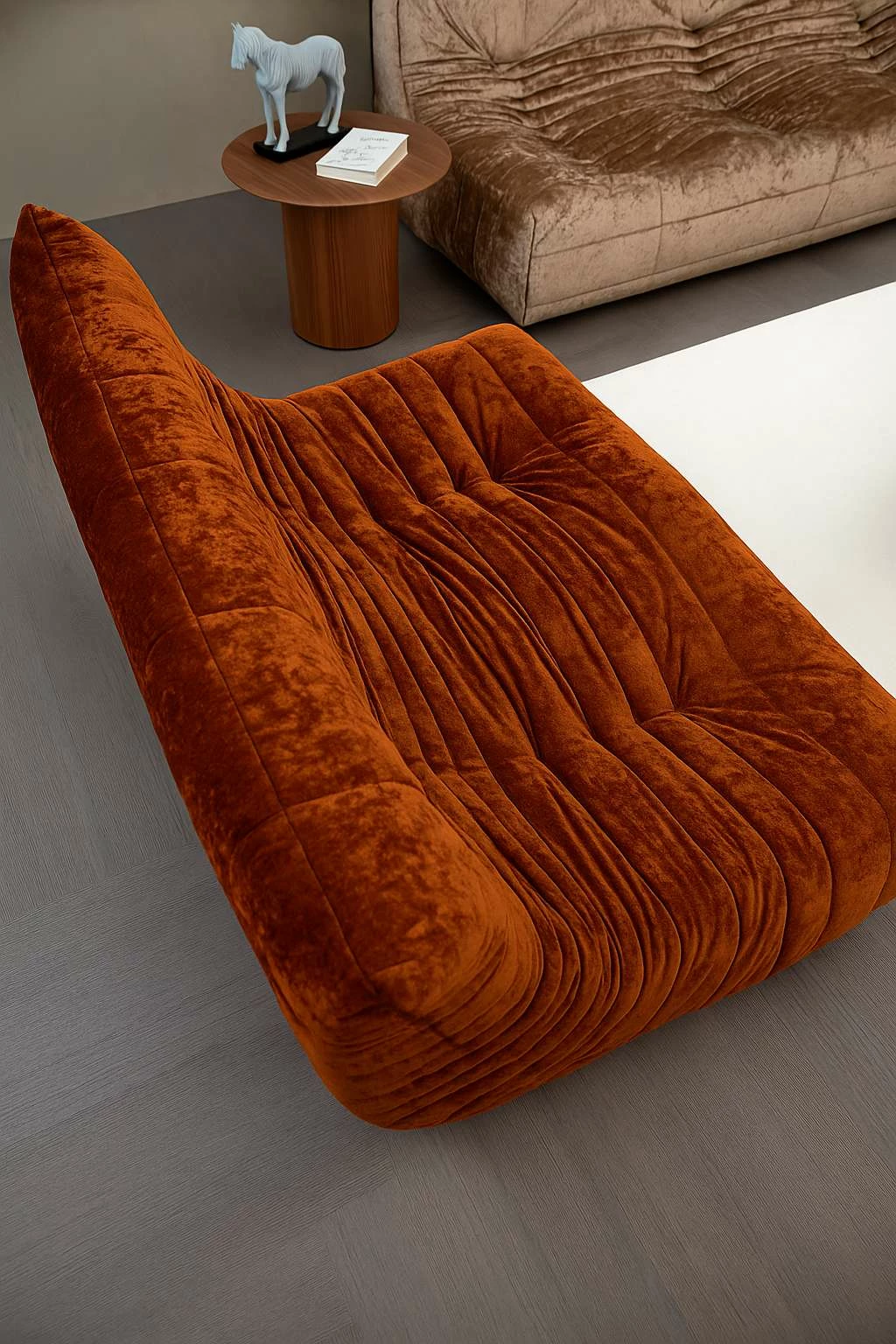 Divan dy ulëshe, ngjyrë e kuqe, Atelier del Sofa, Bocek