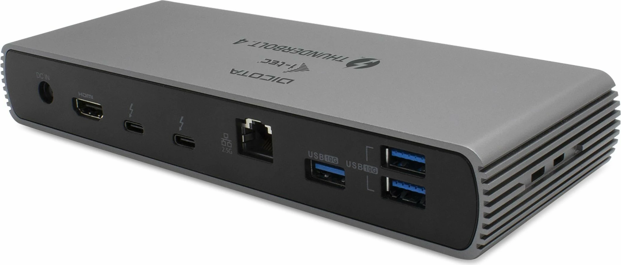 Docking station DICOTA USB-C 10-in-1, Thunderbolt 4, HDMI, PD 96W, gri