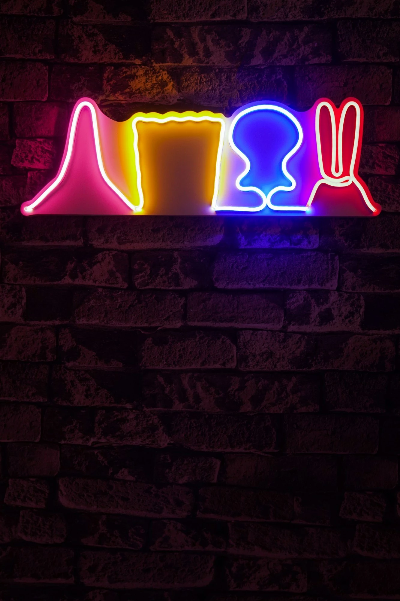 Dritë dekorative LED plastike, Wallity Sponge Team, shumëngjyrëshe