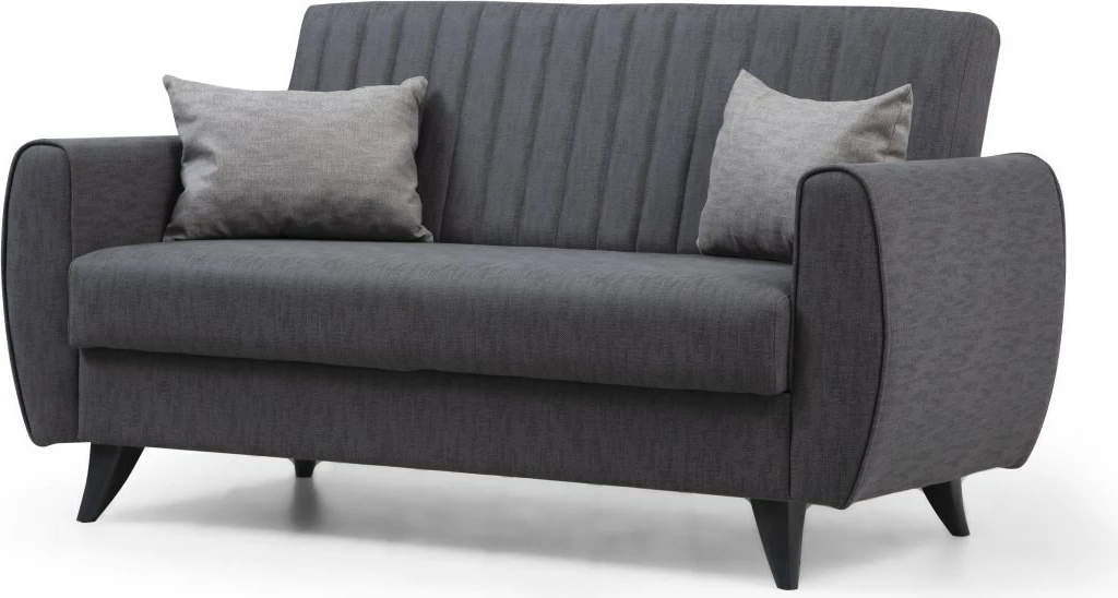 Divan-krevat dy vendësh Atelier del Sofa, ngjyrë gri e errët