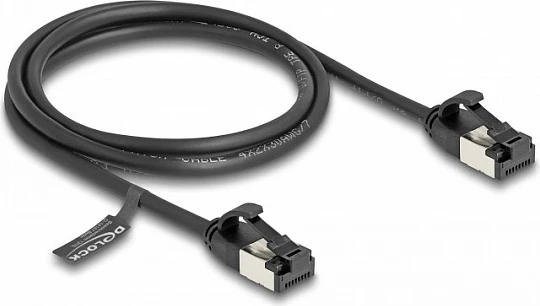 Kablë rrjeti DeLOCK Cat8.1 RJ45, 1 m, U/FTP, 40 Gbps, e zezë