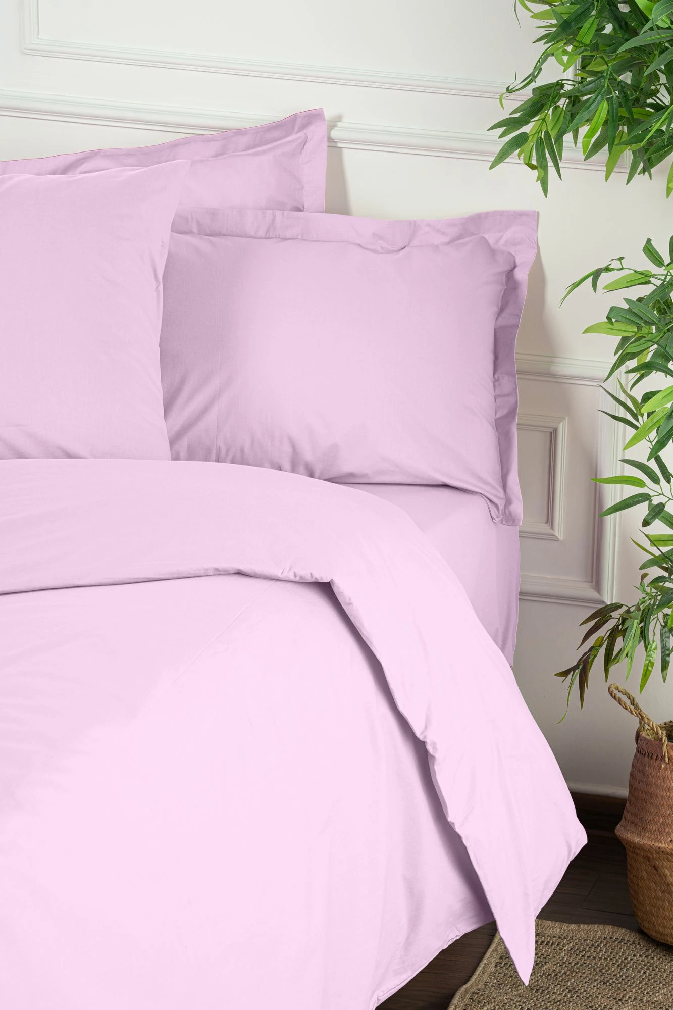 Set mbulesë për jorgan dopio, ngjyrë lejla, L'essentiel