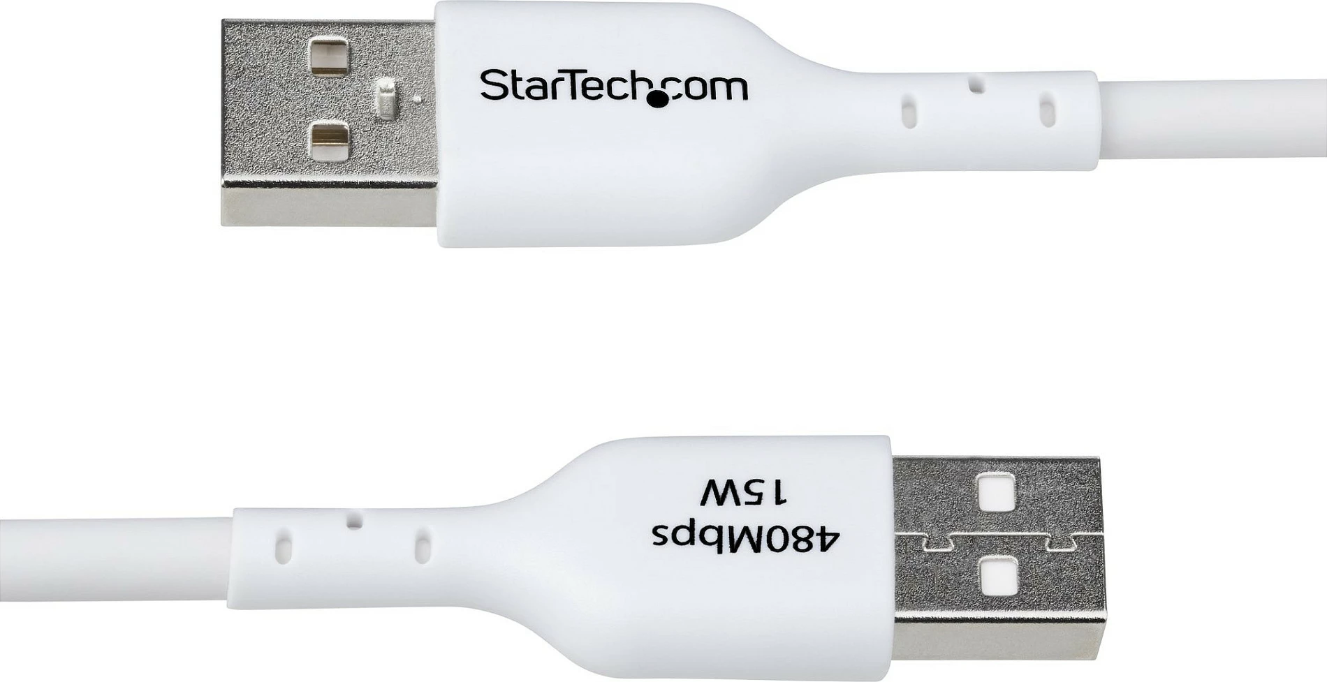 Kabllo USB-A në USB-C StarTech 3m, 3A, USB 2.0, e bardhë