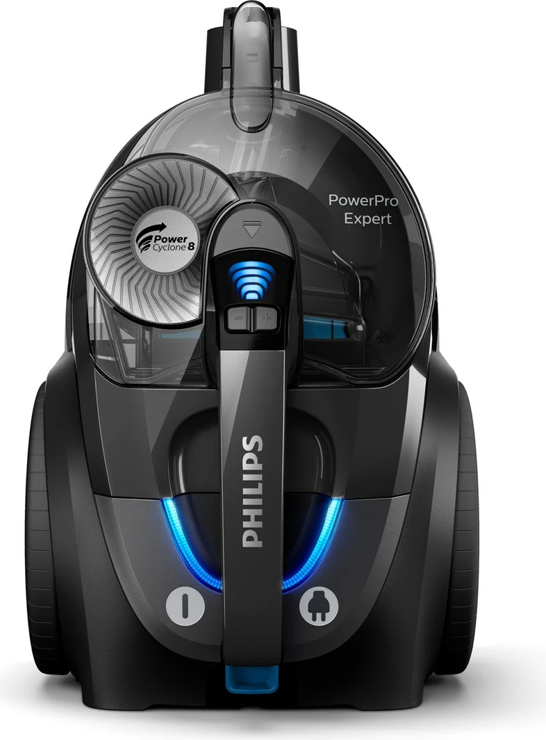 Fshesë me korrent Philips PowerPro Expert FC9747/09, pa qese, 2L, 900W, e zezë