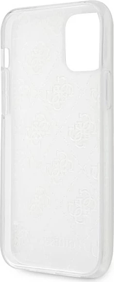 Mbështjellës Guess GUHCP12L3D4GTR për iPhone 12 Pro Max 6.7", transparent, 4G 3D Pattern