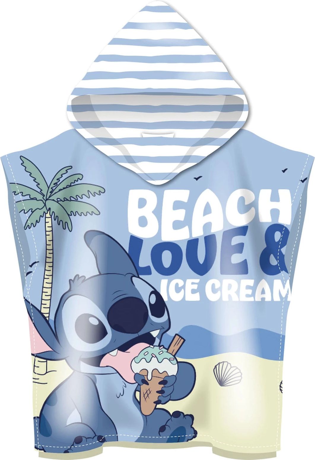 Peshqir Disney Stitchb - Microf Poncho 245G