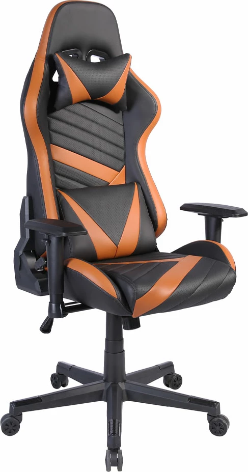 Karrige gaming Dyskord, ngjyrë e zezë-kamel, 50x74x137