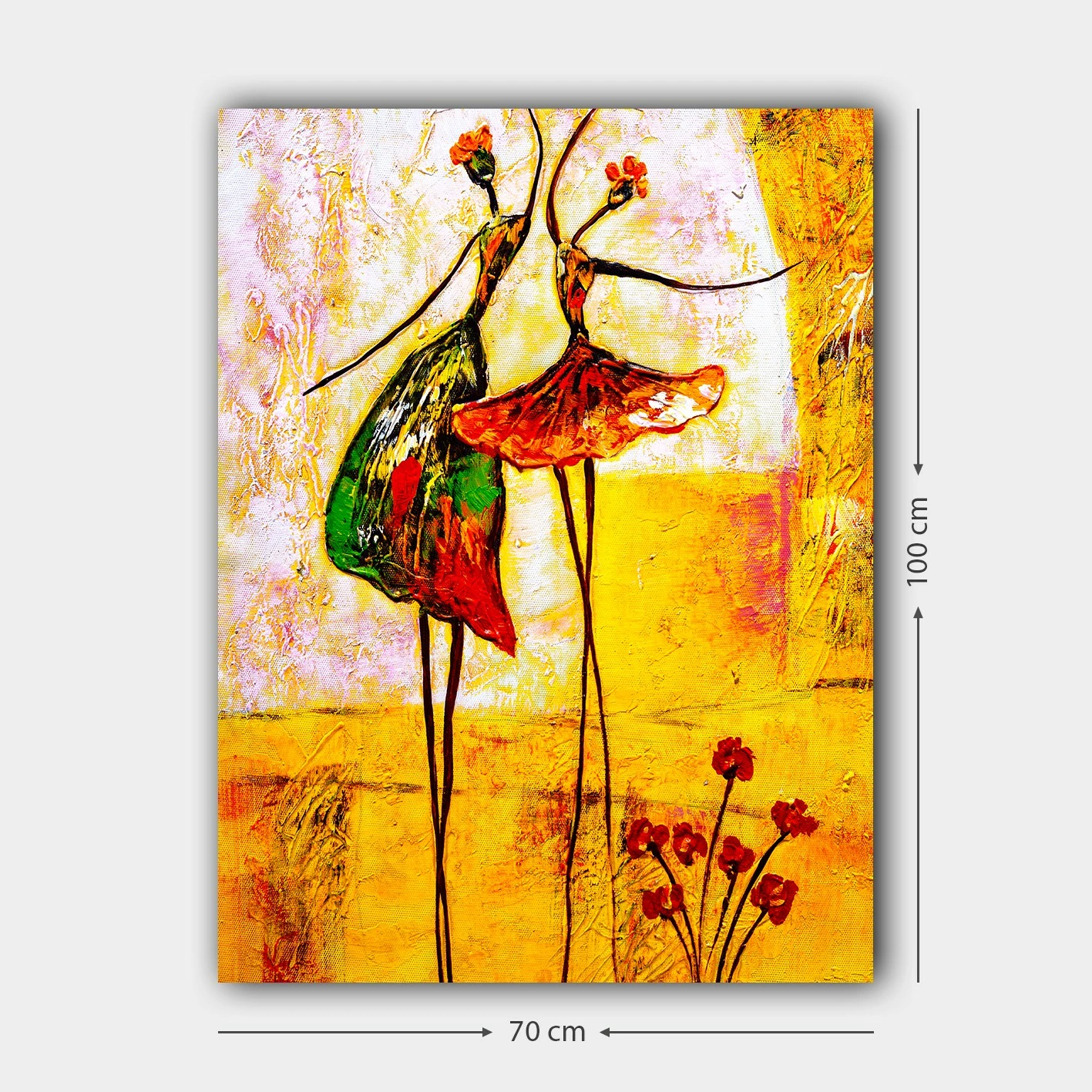 Pikturë dekorative në kanavacë, shumëngjyrëshe, Wallity, 70x100cm