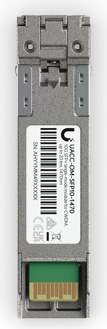 Modul optik SFP+ Ubiquiti UACC-OM-SFP10-1470, 10G CWDM, Single-Mode, 1470nm