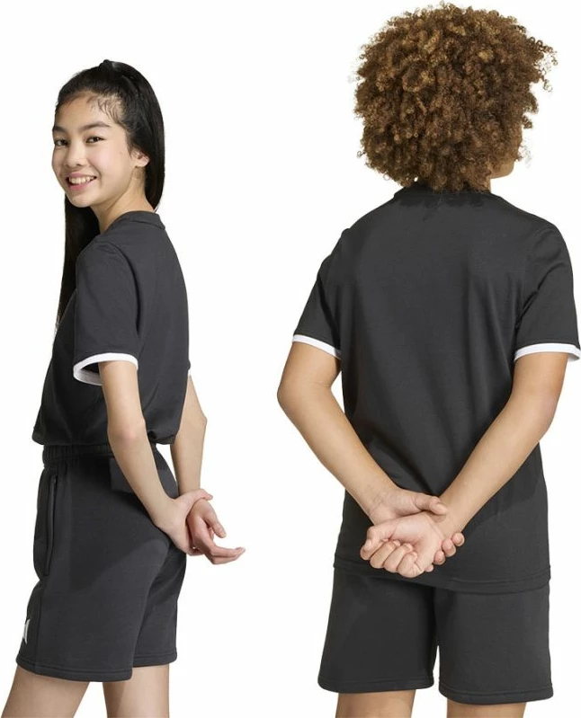 Maicë për fëmijë adidas Entrada 26 Tee, e zezë