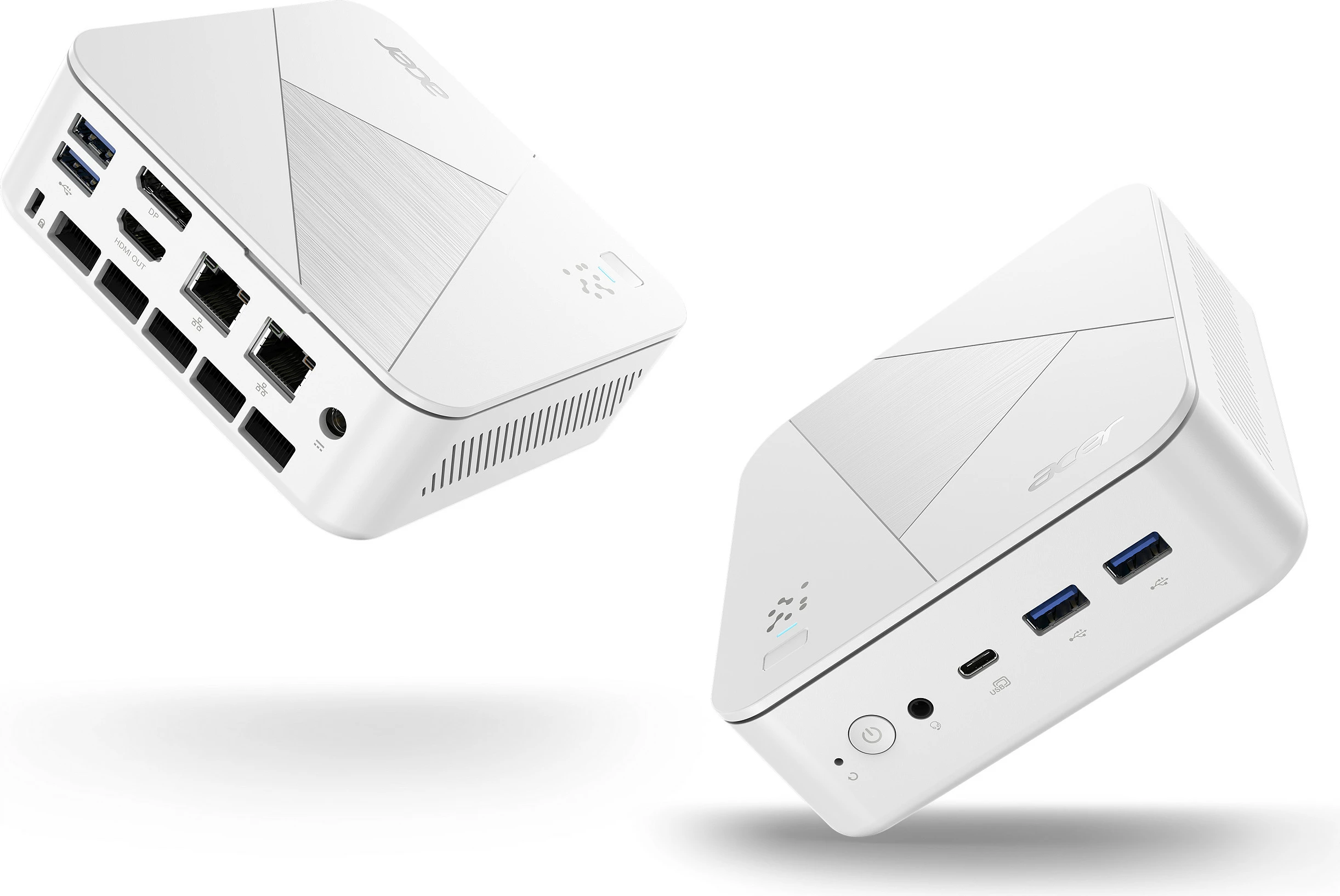 Kompjuter Mini PC Acer Revo RB102, Core 5-120U, 16GB RAM, 512GB SSD, Windows 11 Home, i bardhë