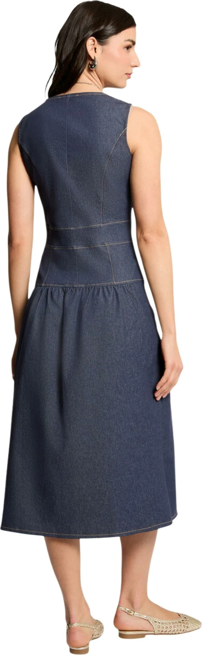 Fustan i gjatë për femra Morgan De Toi 261-RJAN, denim i errët [Madhësia: 38]